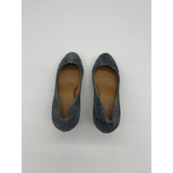 Talbots New Grey Suede Heels (SB#8) - Picture 6 of 14